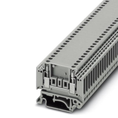 Phoenix Contact Knife Disconnect Terminal Block; MTKD-P/P; 10A; 300V; #28 - #12; Screw Connection; Gray